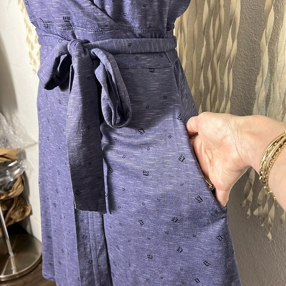 Toad&Co Women's Cue Sleeveless Belted Dress Size Large - Picture 6 of 10